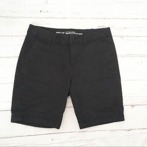 Khakis by GAP Black Bermuda Shorts Size 8
